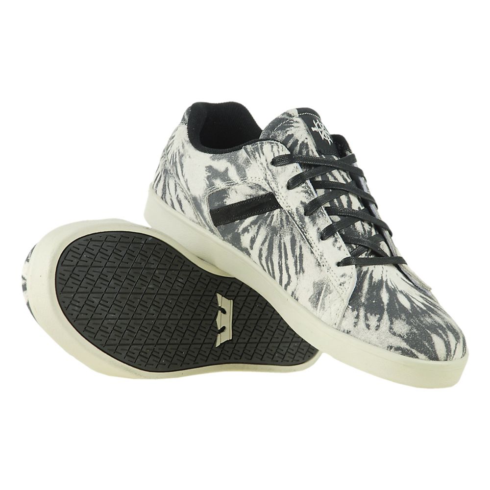 Baskets Basses Supra Bullet Blanche Grise Black/White Tie Dye Homme | GFE-10594860